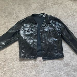 Princess Polly Faux Leather Jacket, M/L